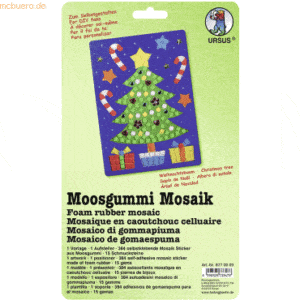 Ludwig Bähr Moosgummi Mosaik Weihnachtsbaum