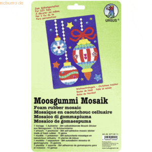 Ludwig Bähr Moosgummi Mosaik Weihnachtskugeln