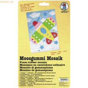 Ludwig Bähr Moosgummi Mosaik Flugzeug