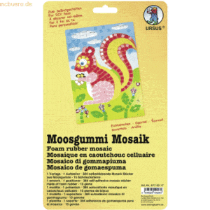 Ludwig Bähr Moosgummi Mosaik Eichhörnchen