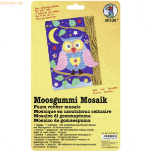 Ludwig Bähr Moosgummi Mosaik Eule