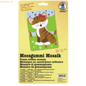 Ludwig Bähr Moosgummi Mosaik Katze