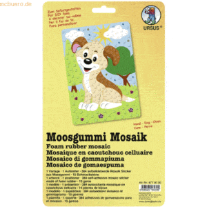 Ludwig Bähr Moosgummi Mosaik Hund