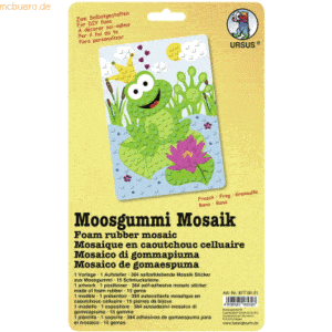 Ludwig Bähr Moosgummi Mosaik Frosch