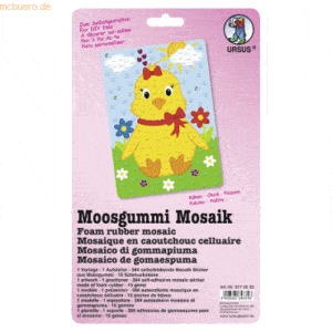 Ludwig Bähr Moosgummi Mosaik Küken