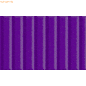 10 x Ludwig Bähr Bastelwellpappe 260g/qm 50x70cm violett