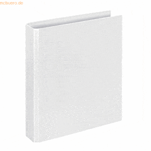 Veloflex Ringbuch Basic A5 PP kaschiert 4-D-Ring-Mechanik 25mm weiß