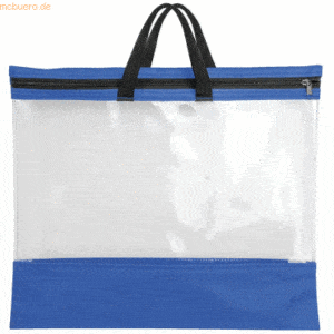 Veloflex Reißverschlusstasche Velobag to go für A3 Mappen blau