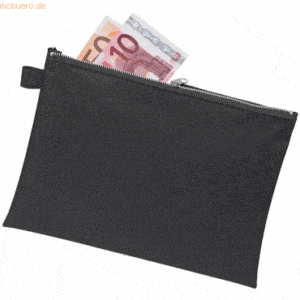 10 x Veloflex Banktasche/Transporttasche A5 schwarz