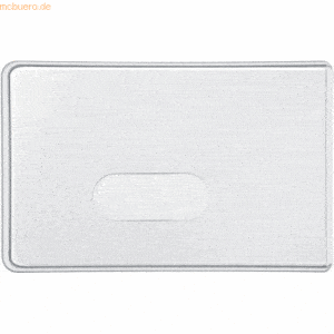 Veloflex EC-Kartenhülle gefrostet transparent 1 Steckfach