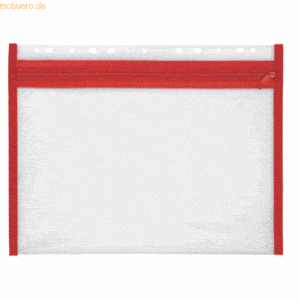 Veloflex Reißverschlusstasche Velobag XS A4 rot