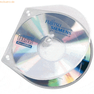 Veloflex CD Hüllen VELOBOX für 1 CD VE=10 Stück