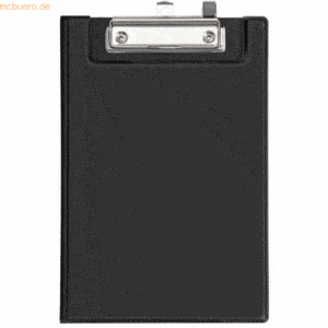 5 x Veloflex Klemmbrettmappe Clipboard A5 schwarz mit Durchschreibschu