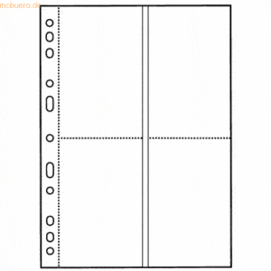 10 x Veloflex Fotohüllen A4 für 9x13hoch VE=5 Stück