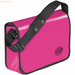 Veloflex Umhängetasche Velocolor 375x315x110mm LKW-Plane pink