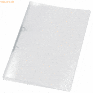 25 x Veloflex Ringbuch A4 Propyglass 15mm 2 Ringe transparent
