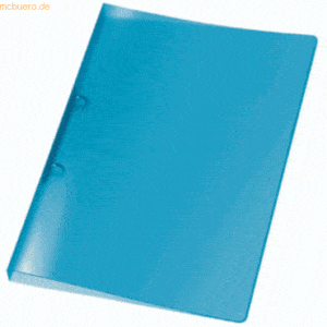 25 x Veloflex Ringbuch A4 Propyglass 15mm 2 Ringe blau