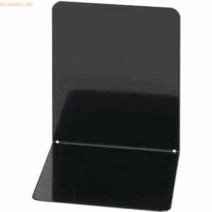 Wedo Buchstütze Metall breit 14x12x14 cm VE=2 Stück schwarz