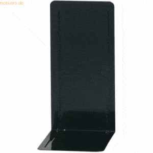 Wedo Buchstütze Metall hoch 14x12x24 cm VE=2 Stück schwarz