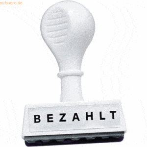 Wedo Textstempel -Bezahlt-