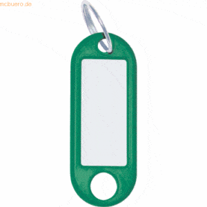 Wedo Schlüsselanhänger mit Ring 18mm VE=10 Stück grün