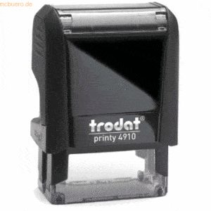 Wedo Textstempel mit Gutschein Printy 4910 schwarz selbstfärbend