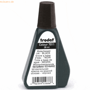 Trodat Stempelfarbe ohne Öl 28ml schwarz