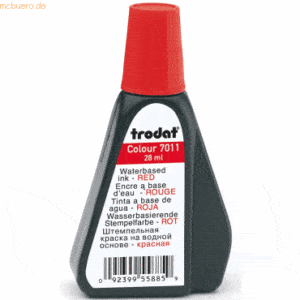 Trodat Stempelfarbe ohne Öl 28ml rot