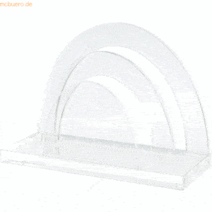 Wedo Briefständer Cristallic Acryl 2 Fächer glasklar