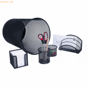 Wedo Schreibtisch-Set Office schwarz