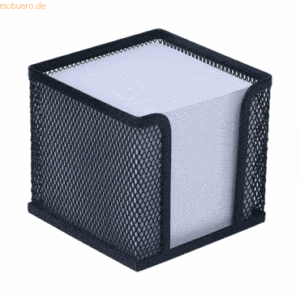 Wedo Zettelbox Office 10x10x10cm schwarz