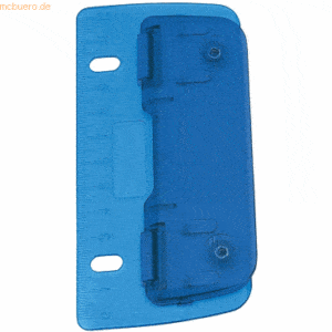 Wedo Taschenlocher 8cm Kunststoff blau