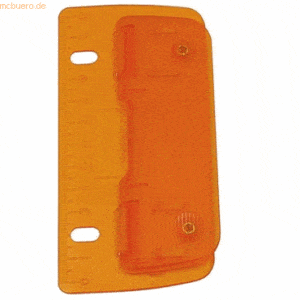 Wedo Taschenlocher 8cm Kunststoff orange