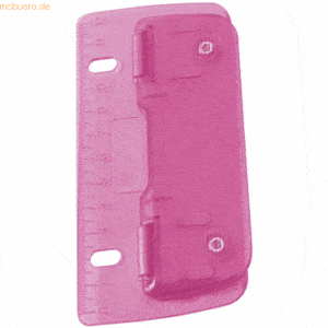 Wedo Taschenlocher 8cm Kunststoff pink