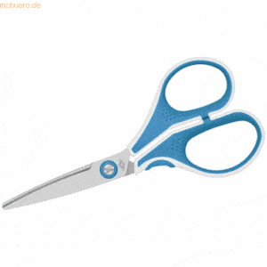 Wedo Schere Cut-it Edelstahl 13 cm hellblau