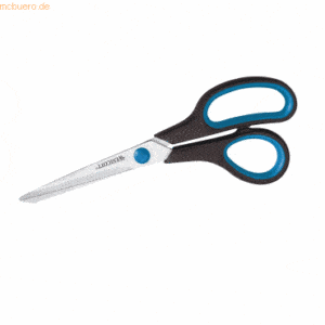 Westcott Universalschere SoftGrip 21 cm Linkshänder schwarz/blau