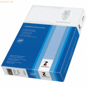 Zanders Briefpapier Gohrsmühle A4 90g/qm weiß VE=500 Blatt