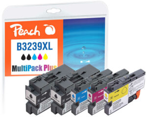 Peach B3239XL 5 Druckerpatronen XL (2*bk