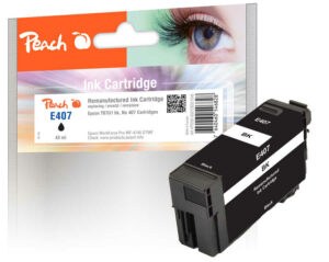 Peach E407BK Druckerpatrone bk ersetzt Epson No. 407BK