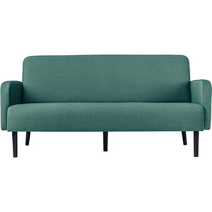 PAPERFLOW 3-Sitzer Sofa LISBOA grün schwarz Stoff