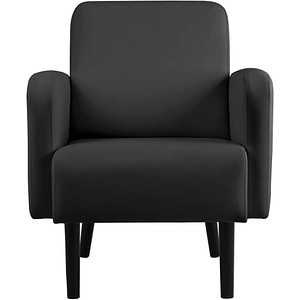 PAPERFLOW Sessel LISBOA schwarz schwarz Kunstleder
