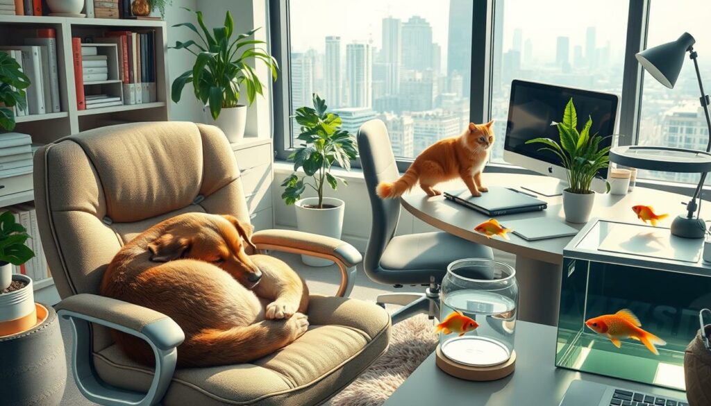 muss ich hund im büro dulden