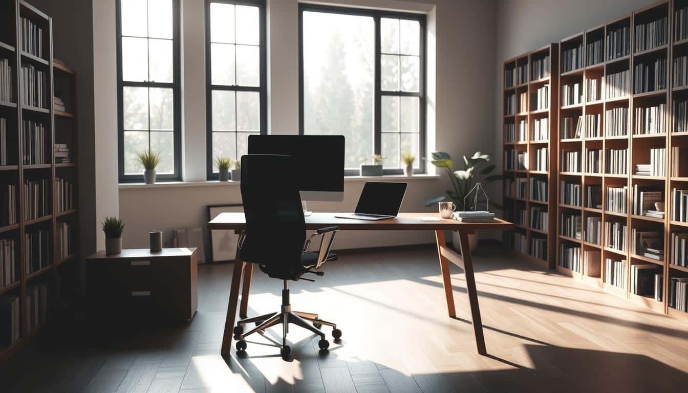 wie viel platz hinter schreibtisch