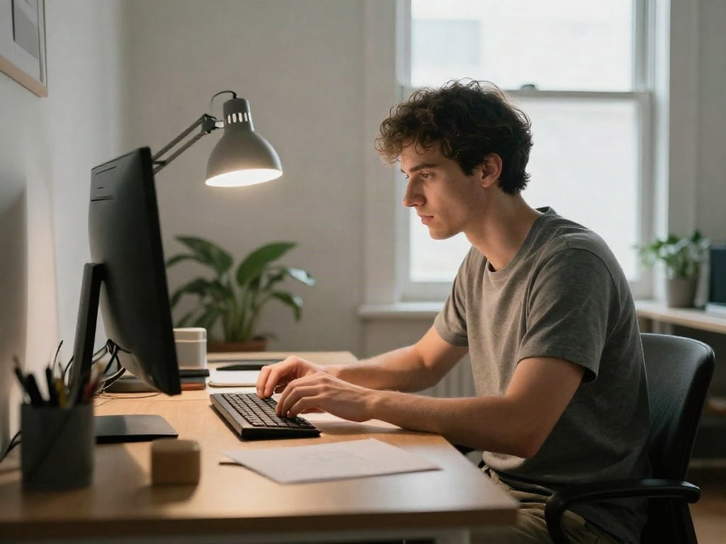 Homeoffice Beleuchtung