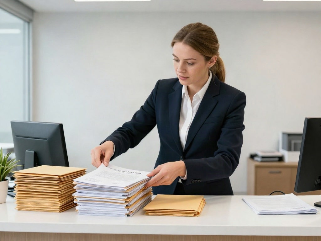 Bürobedarf Empfang