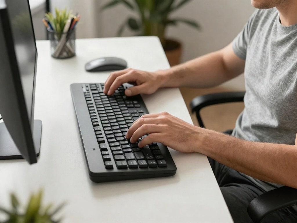 ergonomische Tastatur