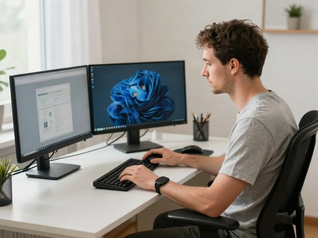 hybrider Arbeitsplatz