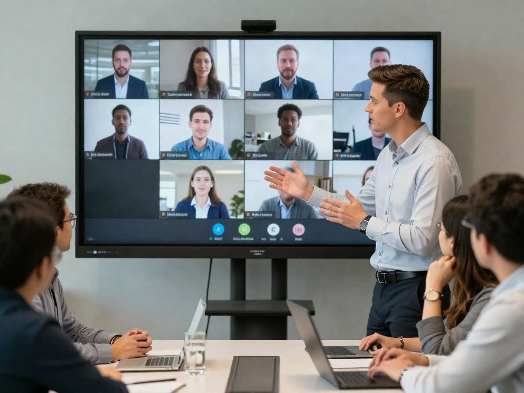 hybrides Meeting