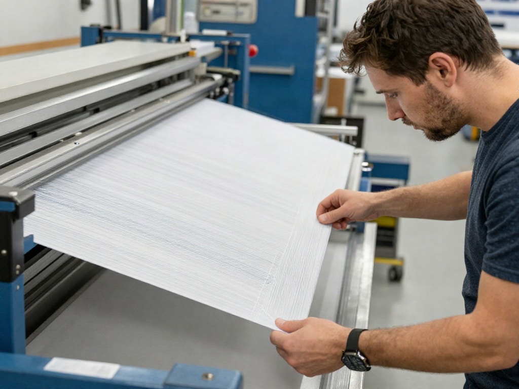 Papier Laufrichtung