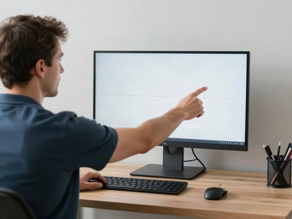 Monitor Abstand